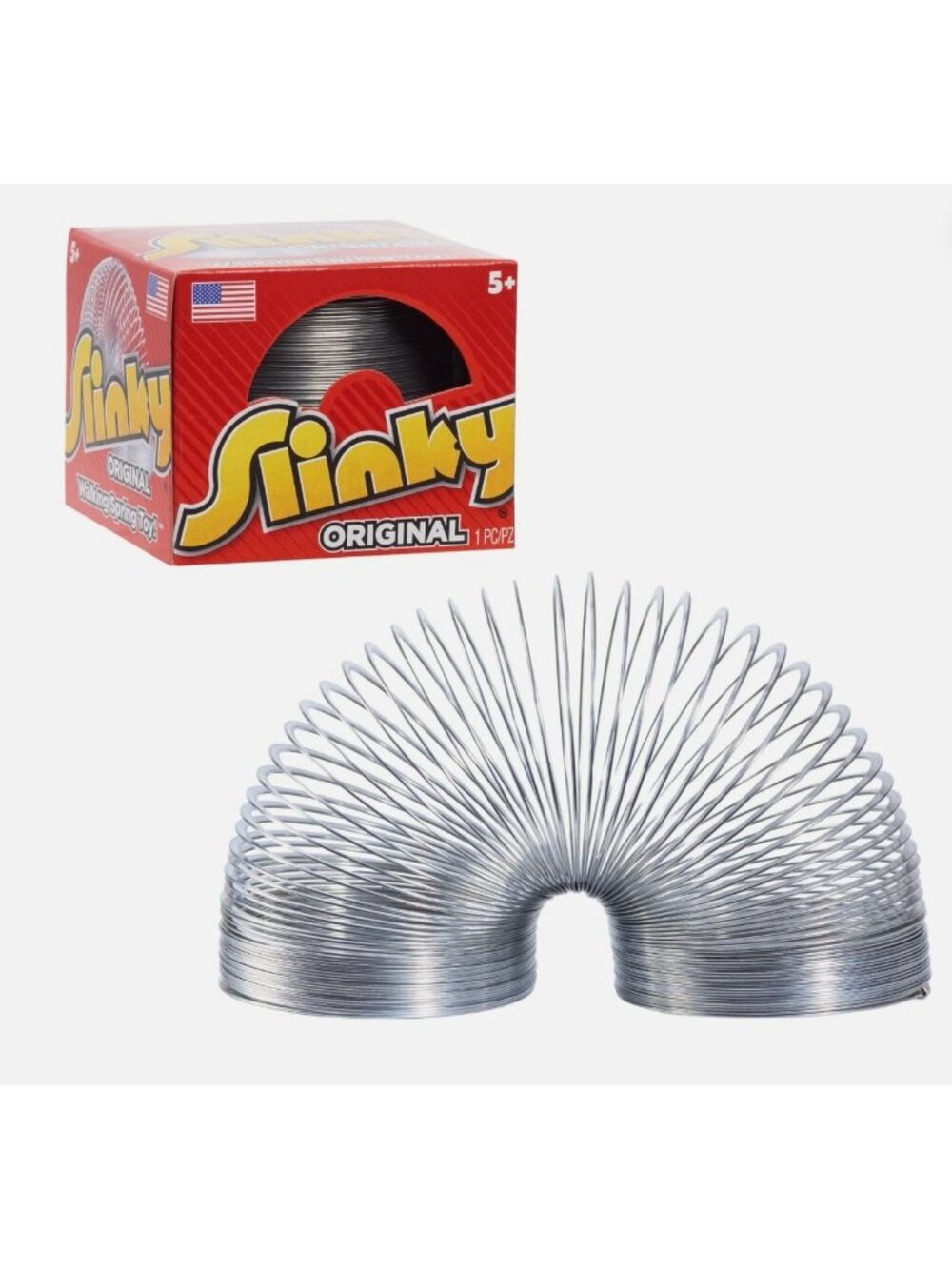 Original Slinky Walking Spring Toy - Metal Construction Classic Fun For Ages 5+